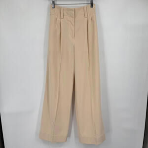 Women's Beaufille Cream Pleated Trousers XS Extra Small